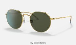 krik gepolijst goud/groen XX46DZ69 Heren Ray-Ban zonnebril