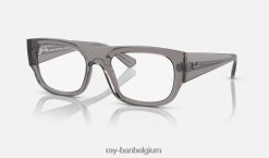 kristin optica bio-gebaseerd gepolijst transparant grijs XX46DZ1754 Heren Ray-Ban bril