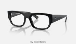 kristin optica bio-gebaseerd gepolijst zwart XX46DZ1757 Heren Ray-Ban bril