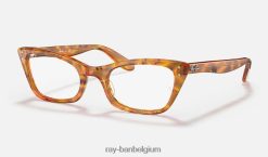lady burbank optiek gepolijste schildpad XX46DZ1955 Heren Ray-Ban bril