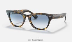 laramie gepolijst geel havana/blauw XX46DZ1225 Heren Ray-Ban zonnebril