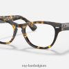 laramie optiek gepolijst geel havana XX46DZ2630 vrouwen Ray-Ban bril