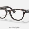laramie optiek gepolijst havanna XX46DZ2631 vrouwen Ray-Ban bril