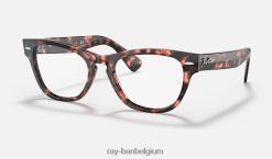 laramie optiek gepolijst roze havana XX46DZ2632 vrouwen Ray-Ban bril