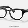 laramie optiek gepolijst zwart XX46DZ2629 vrouwen Ray-Ban bril