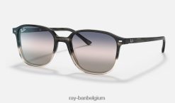leonard bi-gradiënt gepolijst grijs havana/roze/blauw XX46DZ1144 Heren Ray-Ban zonnebril