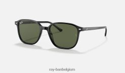 leonard gepolijst zwart/groen XX46DZ211 Heren Ray-Ban zonnebril