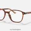 leonard optiek gepolijst gestreept havana XX46DZ2592 vrouwen Ray-Ban bril