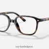 leonard optiek gepolijst havanna XX46DZ2721 kinderen Ray-Ban bril