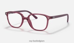 leonard optiek gepolijst transparant roze XX46DZ2723 kinderen Ray-Ban bril