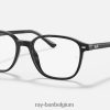 leonard optiek gepolijst zwart XX46DZ1823 Heren Ray-Ban bril