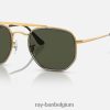 maarschalk ii gepolijst goud/groen XX46DZ696 Heren Ray-Ban zonnebril