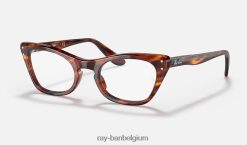 miss burbank optiek gepolijst gestreept havana XX46DZ2706 kinderen Ray-Ban bril