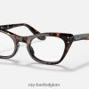 miss burbank optiek gepolijst havanna XX46DZ2705 kinderen Ray-Ban bril