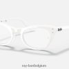 miss burbank optiek gepolijst wit XX46DZ2707 kinderen Ray-Ban bril