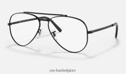 nieuwe pilotenoptiek gepolijst zwart XX46DZ1617 Heren Ray-Ban bril
