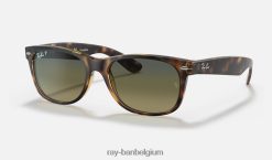 nieuwe wayfarer-klassieker mat havana/blauw/groen XX46DZ121 Heren Ray-Ban zonnebril