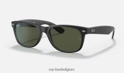 nieuwe wayfarer-klassieker mat zwart/groen XX46DZ120 Heren Ray-Ban zonnebril