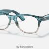 nieuwe wayfarer-optiek gepolijst havanna XX46DZ1595 Heren Ray-Ban bril