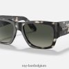 nomade vlek gepolijst grijs havana/grijs XX46DZ518 Heren Ray-Ban zonnebril
