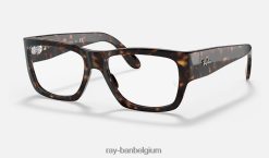 nomadische optiek gepolijst havanna XX46DZ2441 Heren Ray-Ban bril