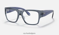 nomadische optiek gepolijst transparant blauw XX46DZ2741 kinderen Ray-Ban bril