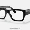 nomadische optiek gepolijst zwart XX46DZ2439 Heren Ray-Ban bril