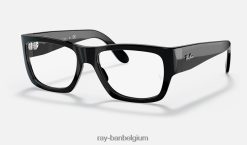 nomadische optiek gepolijst zwart XX46DZ2439 Heren Ray-Ban bril