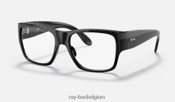 nomadische optiek gepolijst zwart XX46DZ2738 kinderen Ray-Ban bril