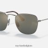 openhartig titaan gepolijst brons/blauw XX46DZ559 Heren Ray-Ban zonnebril