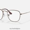 openhartige optiek mat brons koper XX46DZ1838 Heren Ray-Ban bril