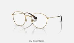 optiek beroven gepolijst goud XX46DZ2673 kinderen Ray-Ban bril