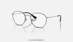 optiek beroven gepolijst zwart op zilver XX46DZ2675 kinderen Ray-Ban bril