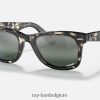 originele wayfarer chromance gepolijst grijs havana/zilver/blauw XX46DZ301 Heren Ray-Ban zonnebril