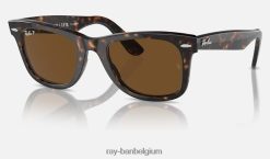 originele wayfarer-klassieker glanzend schildpad/bruin XX46DZ12 Heren Ray-Ban zonnebril