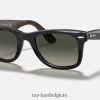 originele wayfarer kleurenmix gepolijst grijs op havana/grijs XX46DZ993 Heren Ray-Ban zonnebril