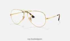 piloten optiek gepolijst goud XX46DZ2558 vrouwen Ray-Ban bril