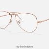 piloten optiek gepolijst roségoud XX46DZ2565 vrouwen Ray-Ban bril