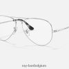 piloten optiek gepolijst zilver XX46DZ2560 vrouwen Ray-Ban bril