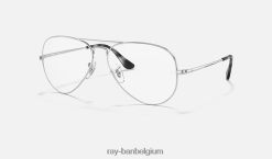 piloten optiek gepolijst zilver XX46DZ2560 vrouwen Ray-Ban bril