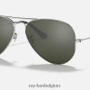 piloten spiegel gepolijst zilver/zilver XX46DZ443 Heren Ray-Ban zonnebril