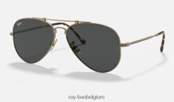 piloten titaan mat antiek goud/grijs XX46DZ899 Heren Ray-Ban zonnebril