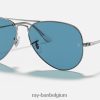 pilotenmetaal ii gepolijst brons/blauw XX46DZ698 Heren Ray-Ban zonnebril