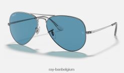 pilotenmetaal ii gepolijst brons/blauw XX46DZ698 Heren Ray-Ban zonnebril