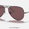 pilotenmetaal ii gepolijst brons/paars XX46DZ699 Heren Ray-Ban zonnebril