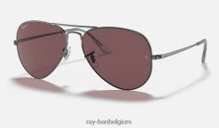 pilotenmetaal ii gepolijst brons/paars XX46DZ699 Heren Ray-Ban zonnebril