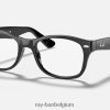 rb1528 optiek gepolijst zwart XX46DZ2677 kinderen Ray-Ban bril