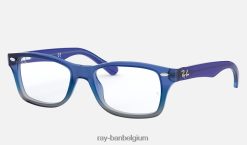 rb1531 optiek gepolijst blauw op grijs XX46DZ2695 kinderen Ray-Ban bril