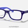 rb1531 optiek gepolijst blauw XX46DZ2692 kinderen Ray-Ban bril