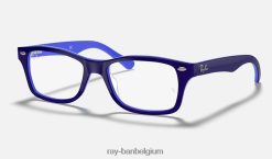 rb1531 optiek gepolijst blauw XX46DZ2692 kinderen Ray-Ban bril